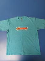 billie eilish murakami uniqlo maat m blauw tshirt, Maat 38/40 (M), Blauw, Ophalen of Verzenden, Korte mouw