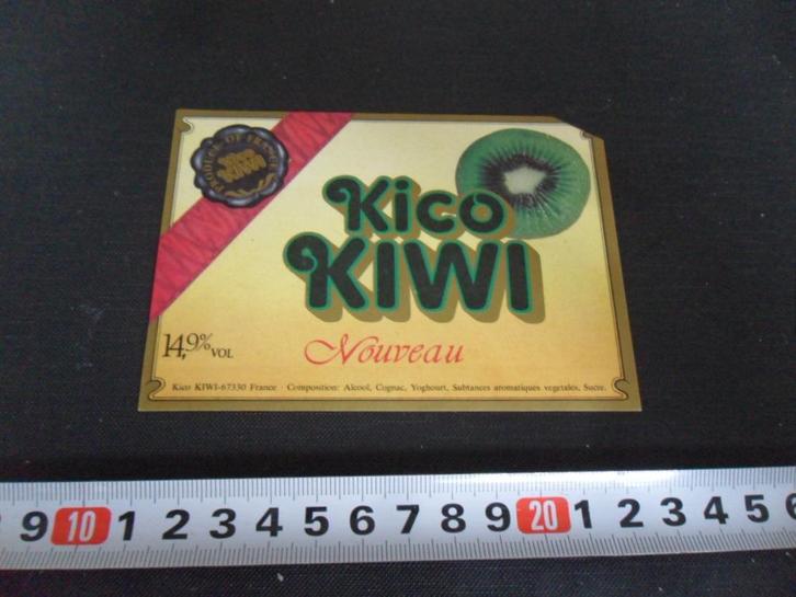 sticker Kico KIWI  Nouveau, Verzamelen, Stickers, Zo goed als nieuw, Bedrijf of Vereniging, Ophalen