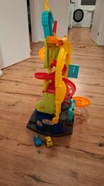 Little People Wheelies Garage met Auto's, Kinderen en Baby's, Speelgoed | Racebanen, Ophalen of Verzenden, Zo goed als nieuw, Handmatig