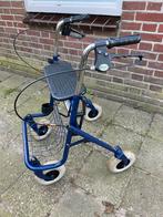 Blauwe handige rollator, Ophalen, Opvouwbaar, Gebruikt