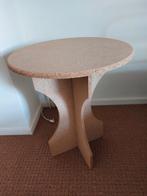 Bijzettafeltjes, Minder dan 55 cm, Gebruikt, Rond, Hout