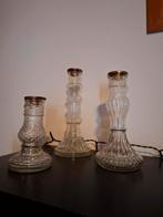 glazen kandelaars Pipstudio, Huis en Inrichting, Woonaccessoires | Kandelaars en Kaarsen, Ophalen of Verzenden, Gebruikt, Overige materialen