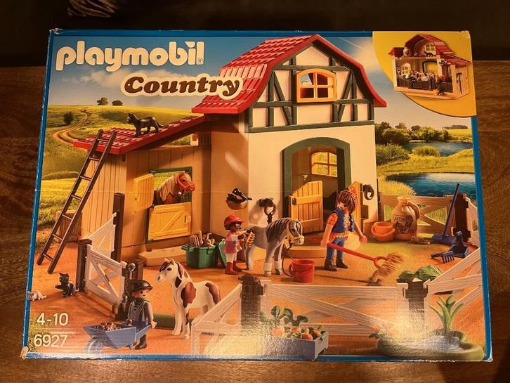 Playmobil 6927 – Country ponypark Compleet, Kinderen en Baby's, Speelgoed | Playmobil, Zo goed als nieuw, Complete set, Ophalen of Verzenden