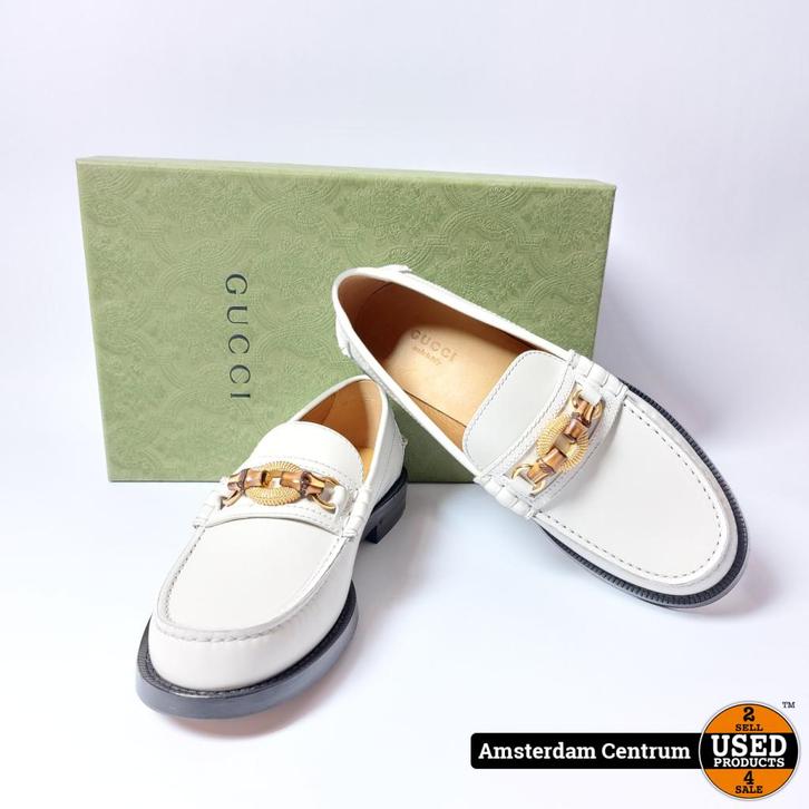 Gucci Loafers Wit Dames Maat 37 - Als Nieuw, Sieraden, Tassen en Uiterlijk, Tassen | Damestassen, Gebruikt