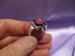 Unieke Shiva Shivalingam ring Ø 17,3 mm met robijn, Verzenden, Nieuw, Sieraad, Hindoeïsme