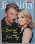 Johnny Hallyday & Laetitia Magazine Femina 2006, zie scans, Ophalen of Verzenden, 1980 tot heden, Buitenland, Tijdschrift
