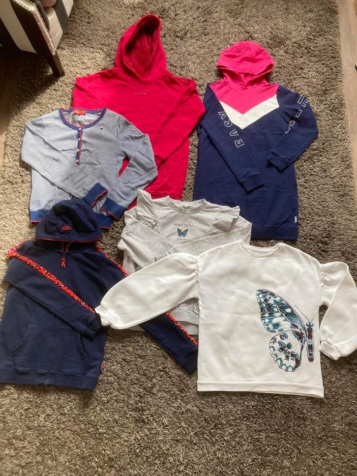 Pakket truien, vestjes en hoedies maat 146-152, Kinderen en Baby's, Kinderkleding | Maat 146, Zo goed als nieuw, Meisje, Trui of Vest
