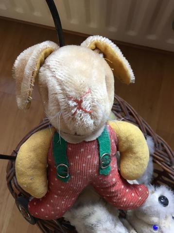 Oude Steiff knuffel/ haasje. beschikbaar voor biedingen