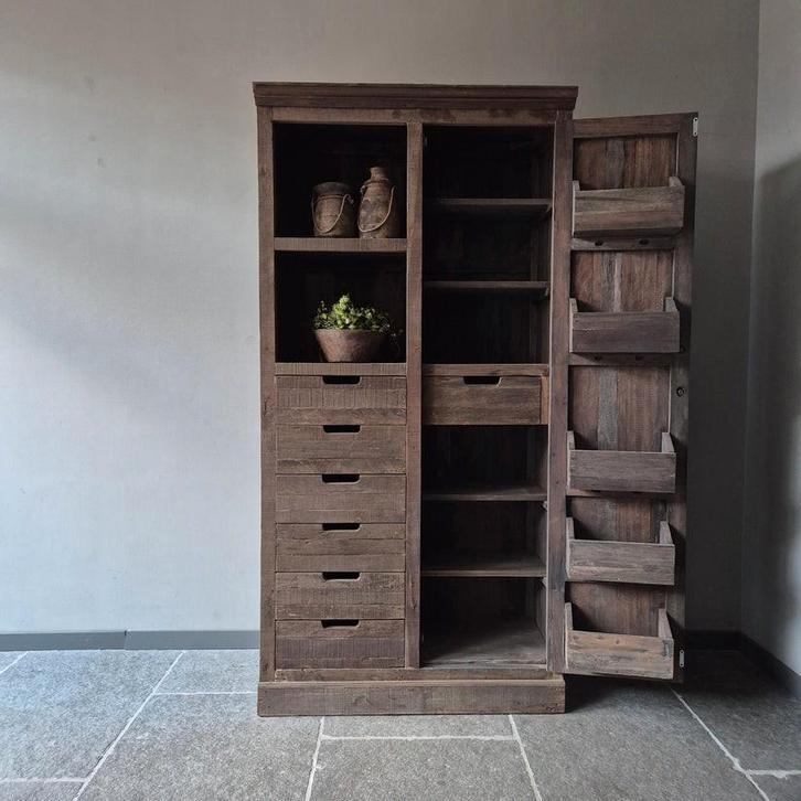 Driftwood kast landelijk sober stoer hout nieuw, Huis en Inrichting, Woonaccessoires | Zuilen en Pilaren, Nieuw, Ophalen