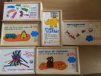 Toi Toys - Houten speelgoed 5 spellen zie de foto's, Ophalen, Gebruikt, Overige typen