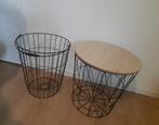 Metalen draadmanden, Huis en Inrichting, Woonaccessoires | Schalen en Manden, Ophalen, Zo goed als nieuw, Rond