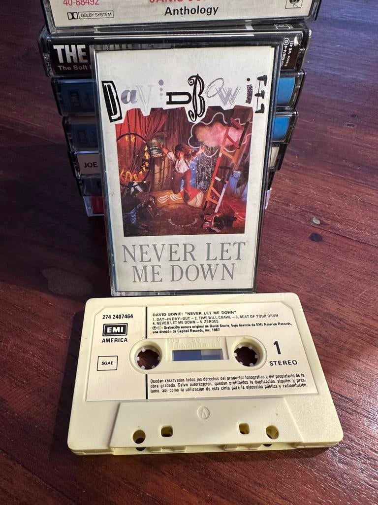 David Bowie - Never let me down, Ophalen of Verzenden, Zo goed als nieuw, Pop, 1 bandje