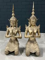 2 Prachtige Thaise Boeddha Beelden - 75cm, Antiek en Kunst, Ophalen of Verzenden