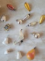 Set van 14 kleine antieke feathertree ornamenten, Ophalen of Verzenden, Gebruikt