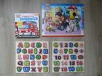houten speelgoed, puzzels cijfers en letters, Ophalen of Verzenden, Zo goed als nieuw