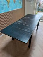 Eettafel Ikea 140 of 220 lang, Ophalen, Gebruikt, 50 tot 100 cm, Vijf personen of meer