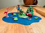Playmobil flamingo’s voeren, Kinderen en Baby's, Speelgoed | Playmobil, Complete set, Gebruikt, Ophalen of Verzenden