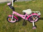 Loekie fiets roze 12inch, Ophalen, Zijwieltjes, Gebruikt, Minder dan 16 inch