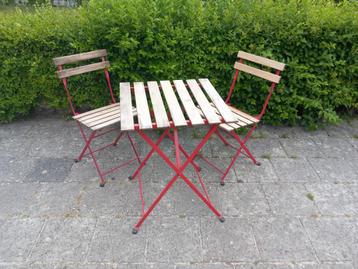 Bistro tuinsetje van Ikea Tärnö beschikbaar voor biedingen