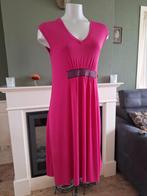 Eroke fuchsia roze jurk IT 42 NL 38 gratis verzenden, Maat 38/40 (M), Verzenden, Zo goed als nieuw, Knielengte