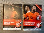2 programma boekjes Nederlands Elftal. Gibraltar en Belgie, Ophalen of Verzenden, Zo goed als nieuw, Overige binnenlandse clubs