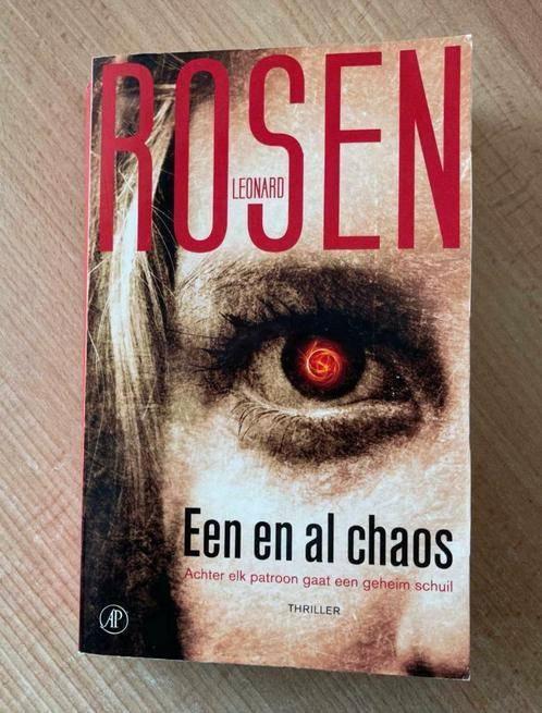Een en al chaos -Leonard Rosen, Boeken, Thrillers, Zo goed als nieuw, Ophalen of Verzenden
