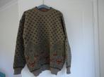 Wollen trui, bruine jacht trui, maat l, Maat 52/54 (L), Bruin, Ophalen of Verzenden, Zo goed als nieuw