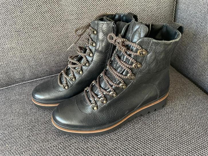 LERORA VETERBOOTS zwart maat 38 - WD014, Kleding | Dames, Schoenen, Zo goed als nieuw, Lage of Enkellaarzen, Zwart, Ophalen of Verzenden