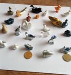24 stuks miniaturen meest zwaantjes ,  enkele eendjes, Ophalen of Verzenden, Zo goed als nieuw, Dier