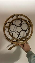 Rotan wijnrek, Huis en Inrichting, Woonaccessoires | Wijnrekken, Ophalen of Verzenden, Zo goed als nieuw, Minder dan 50 cm