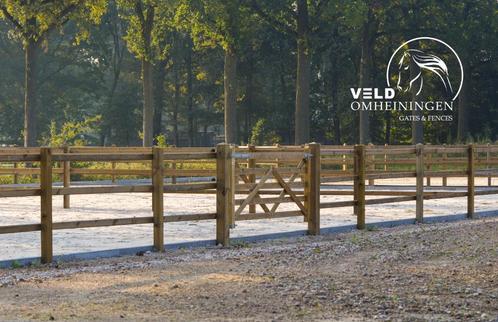 Opschroef omheining, Paddock, Houten omheining, Rijbak, Wei, Dieren en Toebehoren, Stalling en Weidegang, Opfok, Stalling, Weidegang