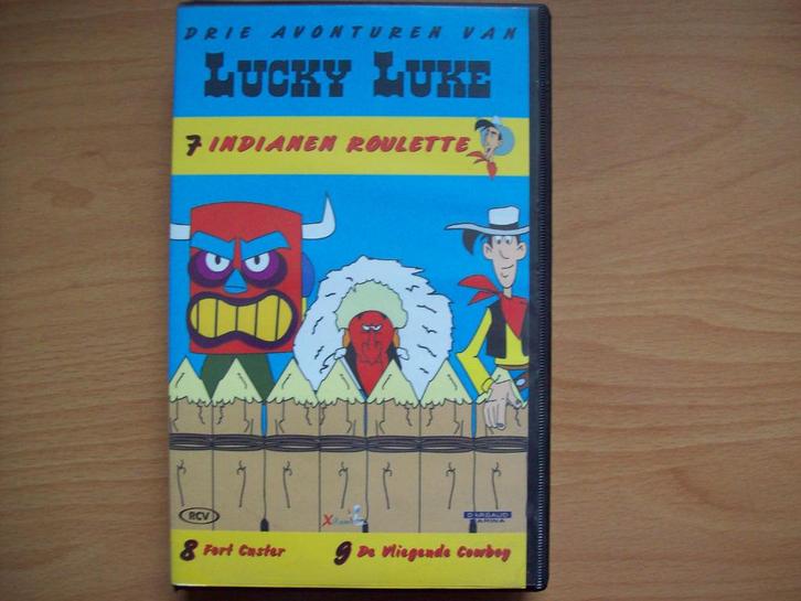 Lucky Luke: Drie Avonturen (7, 8, en 9) Nieuw in folie!, Cd's en Dvd's, VHS | Kinderen en Jeugd, Nieuw in verpakking, Tekenfilms en Animatie