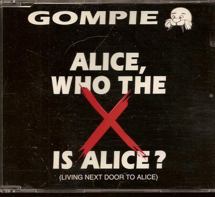 Gompie - Alice, who the X is alice, Cd's en Dvd's, Cd Singles, Nieuw in verpakking, Pop, Maxi-single, Ophalen of Verzenden
