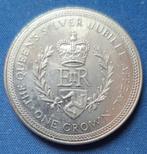 Isle of Man 1 crown 1977 Km 42 AA14, Verzenden, Overige landen, Losse munt