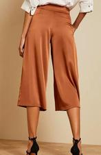Ted Baker nieuw metallic cognac bruine culotte broek S 47537, Kleding | Dames, Bruin, ., Nieuw, Ted Baker