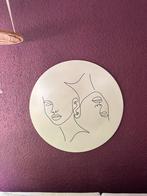 wand decoratie rond gezichten, Huis en Inrichting, Woonaccessoires | Overige, Ophalen