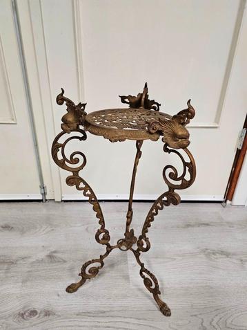 Antieke messing plantentafel voor €70,-! beschikbaar voor biedingen