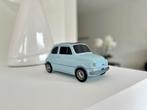 Fiat 500 Koekblik blauw - Cadeau of Decoratie!, Hobby en Vrije tijd, Modelauto's | 1:87, Ophalen of Verzenden, Nieuw, Auto, Overige merken