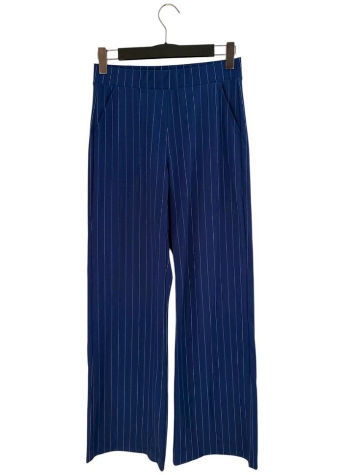 Sarah Pacini broek S, Kleding | Dames, Broeken en Pantalons, Zo goed als nieuw, Maat 36 (S), Blauw, Lang, Ophalen of Verzenden