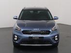 Kia Niro 1.6 GDi Hybrid Style Edition | Navigatie | Parkeerc, Auto's, Gebruikt, 2 kWh, Blauw, Leder en Stof