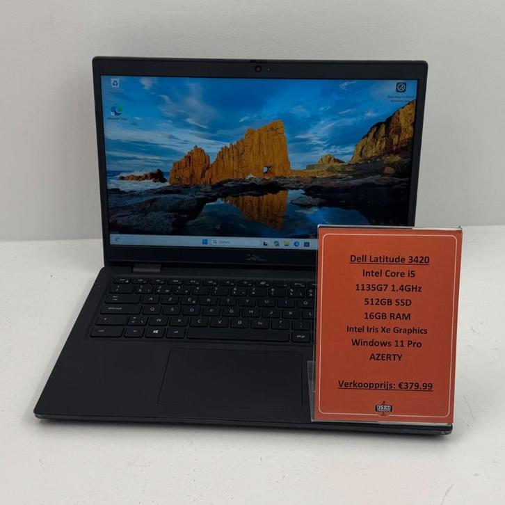Dell Latitude 3420 Laptop | AZERTY | i5 512GB SSD 16GB RAM, Computers en Software, Windows Laptops, Zo goed als nieuw, 15 inch