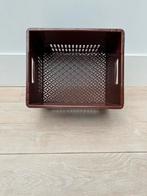 Fietskrat bruin, Fietsen en Brommers, Fietsaccessoires | Fietsmanden, Ophalen, Zo goed als nieuw, Fietskrat