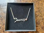 Naamketting Jasmijn echt zilver, Met hanger, Nieuw, Ophalen of Verzenden, Zilver