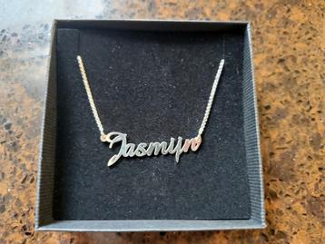 Naamketting Jasmijn echt zilver beschikbaar voor biedingen