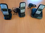 Telefoon gigaset met drie handsets, Ophalen, Gebruikt, 3 handsets