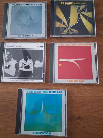TANGERINE DREAM - pakketje CD's 5 stuks beschikbaar voor biedingen