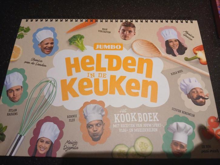 Helden in de Keuken - Jumbo Kookboek met Kjeld Nuis Stuk tv, Boeken, Kookboeken, Zo goed als nieuw, Ophalen of Verzenden