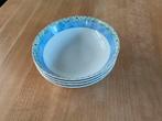 4 Arzberg Albert Heijn schaaltjes -brede blauw + groene rand, Huis en Inrichting, Keuken | Servies, Ophalen of Verzenden, Zo goed als nieuw