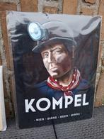 Reclamebord Belgisch bier Kompel, Verzamelen, Biermerken, Ophalen of Verzenden, Nieuw, Reclamebord, Plaat of Schild, Overige merken