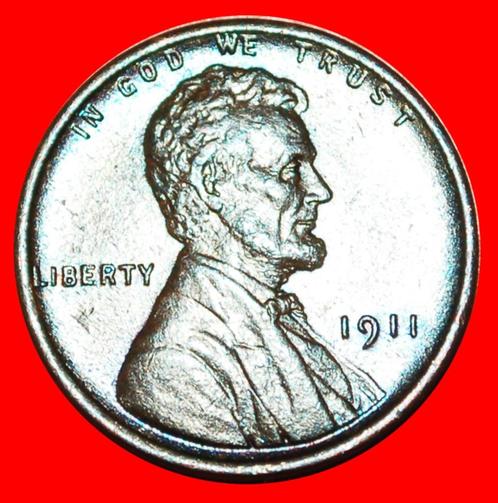 Ⰶ WHEAT PENNY (1909-1958): USA 1 CENT 1911 LINCOLN 1809-1865, Postzegels en Munten, Munten | Amerika, Losse munt, Noord-Amerika